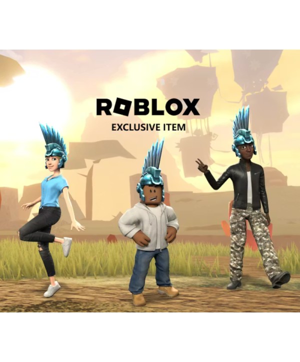 Roblox - Blue Steel Mohawk Helmet DLC Key GLOBAL